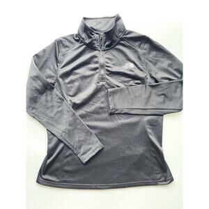 Women's Black North Face Quarter Zip Long Sleeve Size Large